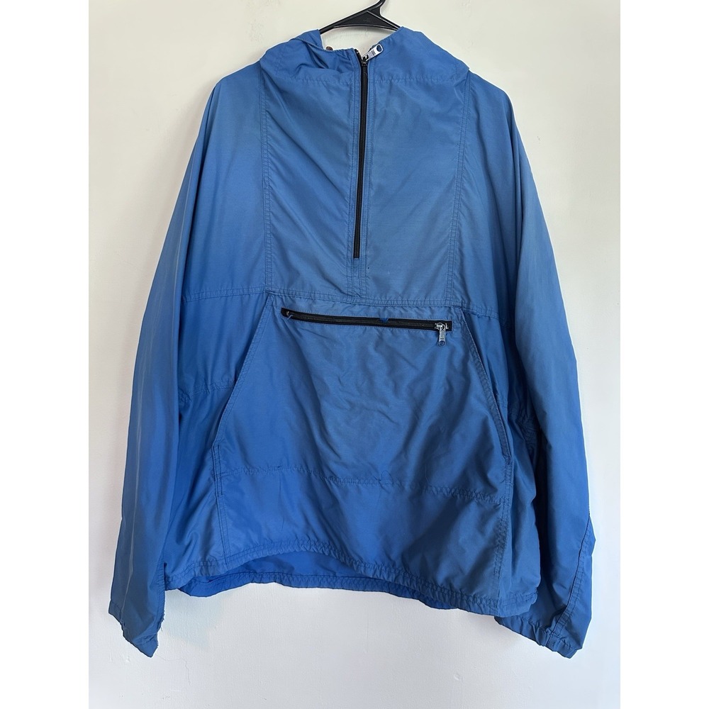 Vintage L.L. Bean Gore-Tex Hooded Jacket Mens Size XL Blue 80s Freeport Maine